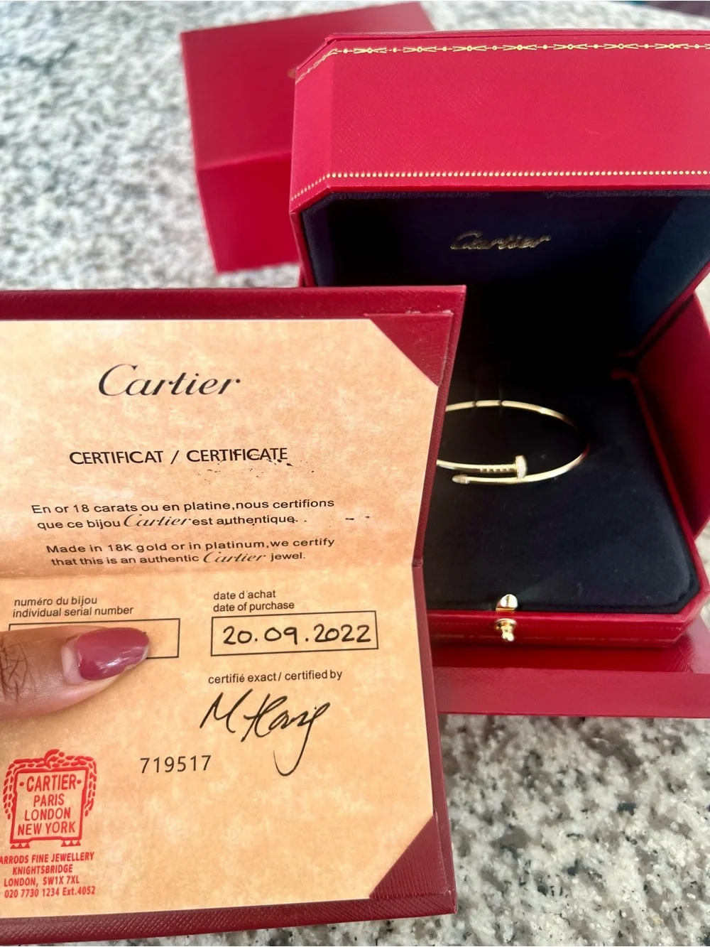 Juste Un Clou with Diamonds
